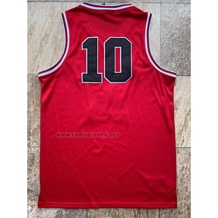Camiseta Shohoku Sakuragi #10 Rojo